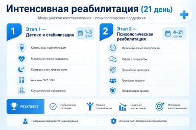 Реабилитация за 21 день в СЗАО Москвы